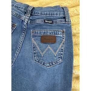 Girls Wrangler Blue Jeans Boot Cut Size 10